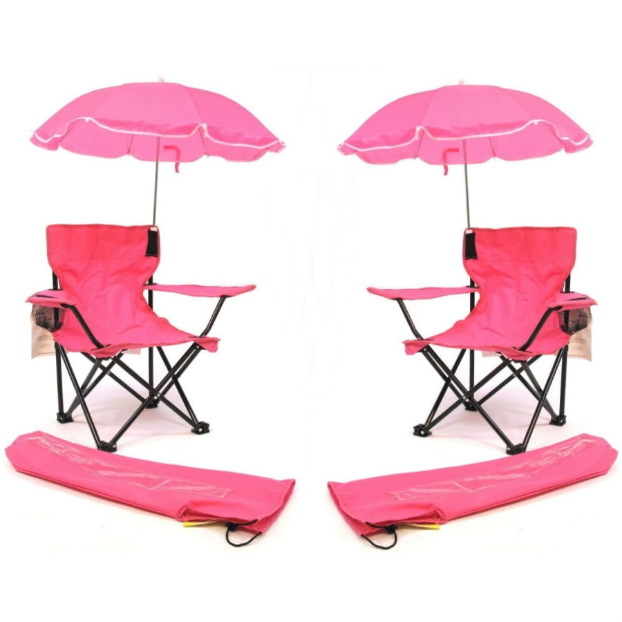 Modern Hot Pink Beach Chair with Simple Decor