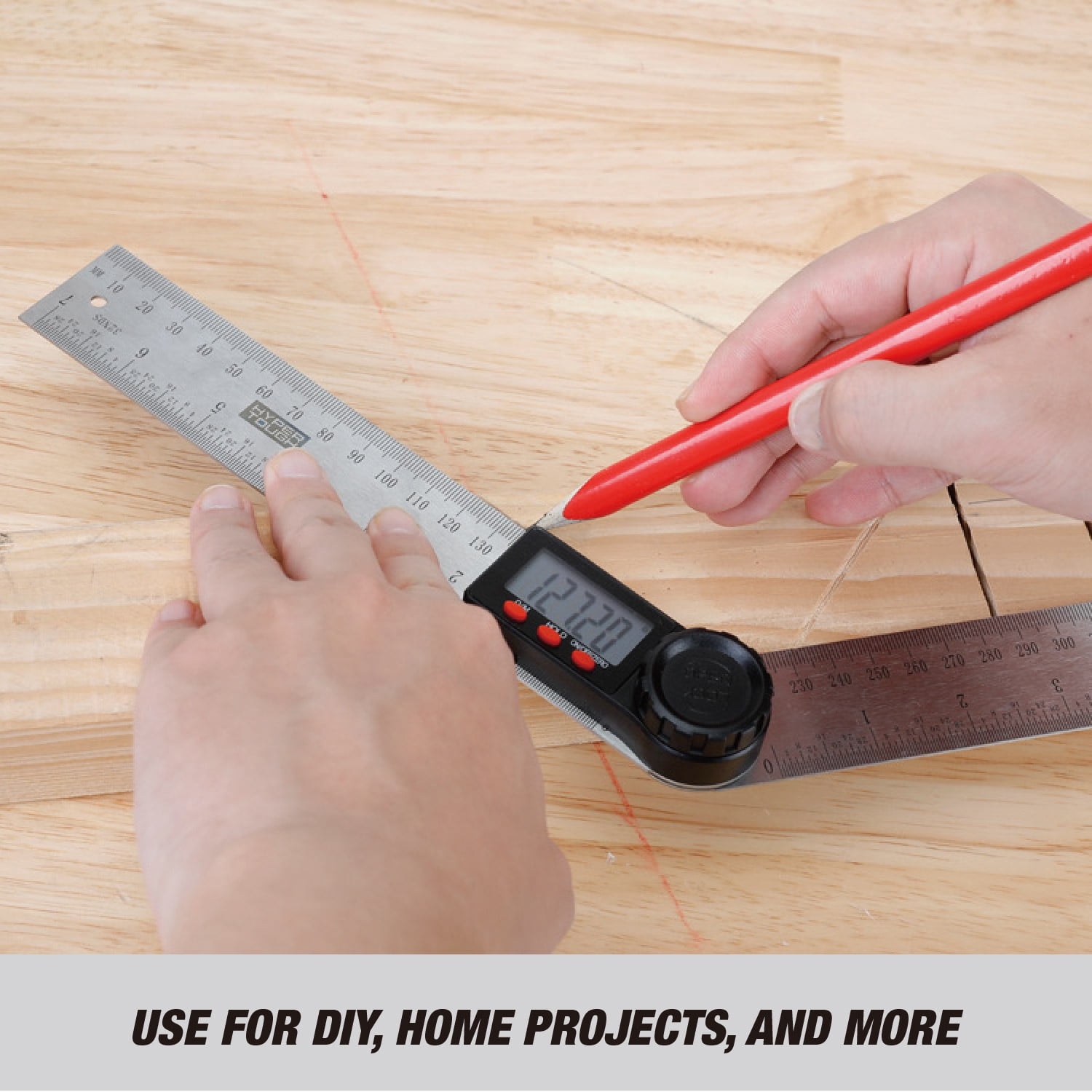 Hyper Tough 7-inch Digital Angle Finder, Model 44020