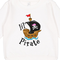thumbnail image 3 of Inktastic Lil' Pirate Pirate Ship, Pink Bandana Toddler Sweatshirt, 3 of 4