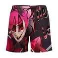 thumbnail image 3 of Alastor Demon Hazbin Hotel Mens Board Shorts Summer Swim Trunks Quick Dry Beach Swimwear Bathing Suit Swim Shorts with Compression Liner And Pockets, 3 of 7