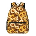 thumbnail image 1 of Balery Vintage Wood Grain Sunflower B Mochila Escolar Impresa, Mochila Ligera para Viajes Casual, Mochila Duradera y Cómoda Multifuncional, Mochila para Laptop-One Size, 1 of 5