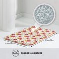thumbnail image 6 of Bathroom Rugs Non Slip Washable - Cute Popcorn Drink Kitchen Mats for Floor, Area Rugs for Entryway Rugs Indoor, Laundry Bathroom Room Door Rug with Rubber Backing 20x31.5in, 6 of 8