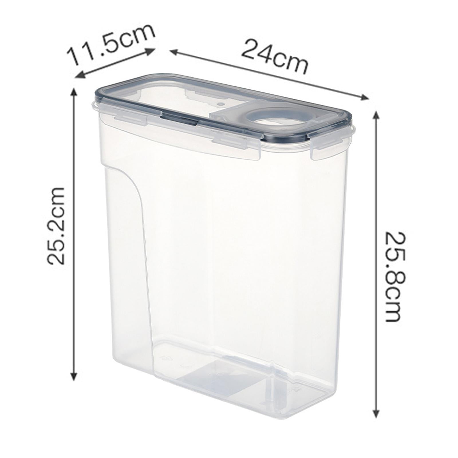 Wzmzjy 3D Printer Filament Dryer Box Cereal Barrel Multipurpose 4L Good Sealing Keeping Black no Holder