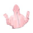 thumbnail image 2 of Mujer Sudadera Con Capucha Cremallera Completa Camisas De Refrigeración Verano Ropa De Protección Solar Cierre De Cremallera Rojo Sunnimix Chaqueta de protección solar, 2 of 7