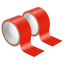 Uxcell Non Stick Static Tapes 2 in X 32.8 ft, 2 Roll Duct Tape No Glue Electrostatic Adsorption Tape, Red