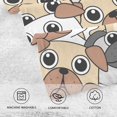 thumbnail image 3 of Coolnut Huddled Dogs Patterned Hand Towels 2 PCS, Cotton Bath Towel for Drying Face Hands Body Decorative Water Absorbent Lightweight Towels for Bathroom Ktichen Travel Gym, 16"x28", 3 of 6