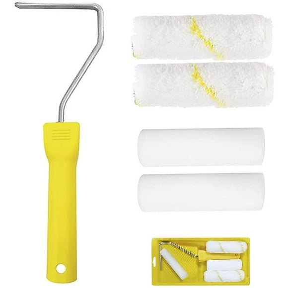 6 Pieces Paint Rollers, 11cm Paint Foam Roller, Anti-drip Paint Roller
