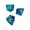 Blue and green, variant on YongCo 3pack Fantasy Themed 8 Facets Dices Durability Acrylic Construction Smooth Dices