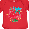 thumbnail image 3 of Inktastic Christmas I Light Up Nonna's Life Boys or Girls Long Sleeve Baby Bodysuit, 3 of 4