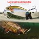thumbnail image 1 of 3D Minnow Hard Bait Pesca Señuelo hundido con 3 anzuelos de pesca (Oro), 1 of 4