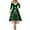Dark Green, variant on Daznico Christmas Decorations,Elegant Holiday Party Dress For Festive Dinner Evening Gala Celebration Comfortable Flowy Design