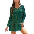 thumbnail image 1 of Ensembles de Pyjama pour Femmes Imprimé Homards Pyjamas Mode Rose et Bleu Vêtements de Nuit Printemps Manches Longues 2 Pcs Décontracté, 1 of 5