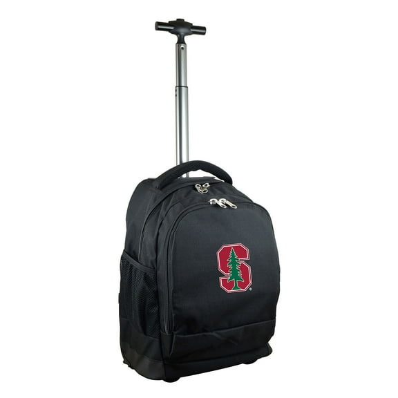 Black Stanford Cardinal 19'' Premium Wheeled Backpack