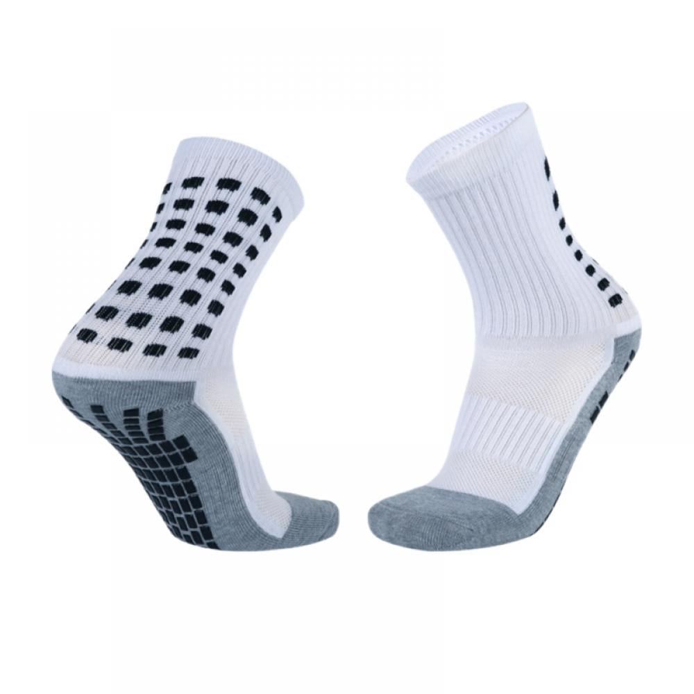 3pairs Football Socks Anti Slip Non Slip Grip Pads Sports Soccer Trusox Style UK 