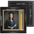 GraduationMall Wooden Graduation Photo Shadow Box Frame with Glass