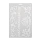 thumbnail image 1 of Matsuzay Plantilla de dibujo, plantilla de regla de plástico, tablero de pintura para bricolaje, decoración de álbum hueco, n. ° 9 pinturas Blanco 9 #, 1 of 6