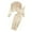 Beige, variant on Pearl Beaded Knit 2 Piece Set for Women, Round Neck Crop Sweater with One Shoulder Midi Dress, Fall Winter Elegant Outfit, 2 Piece, One Size