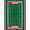 Green, Pattern 17, variant on ODIKA 8'x10' Washable Area Rug Sport Stadium With Goal Posts And Yard Markers Football Field Refined Structured for King Size Bedroom Under Bed, Master Suite, Non-Shedding, Easy Care