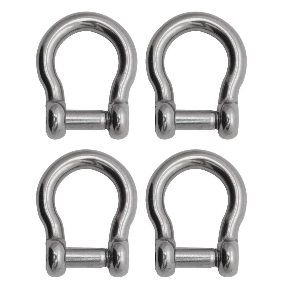 1/2 Extreme Max 3006.8414 BoatTector Stainless Steel Bow Shackle with No-Snag Pin 