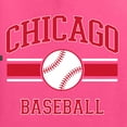 thumbnail image 6 of Wild Bobby City of Chicago Baseball Fantasy Fan Sports Men's T-Shirt, Neon Pink, Large, 6 of 6