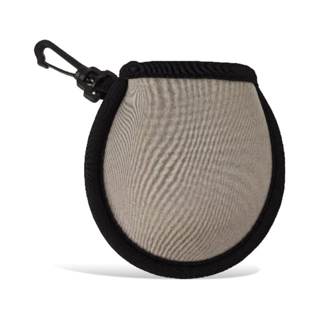 Greeniant Mini bolsa de limpieza portátil para pelotas de Golf, bolsa para bolas con gancho, equipo de bolsillo antiarañazos a prueba de polvo Golf Gris
