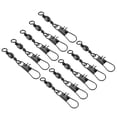 thumbnail image 1 of Uxcell 66LBS Giratorio de Acero Inoxidable para Pesca, Negro 50 Paquete, 1 of 4