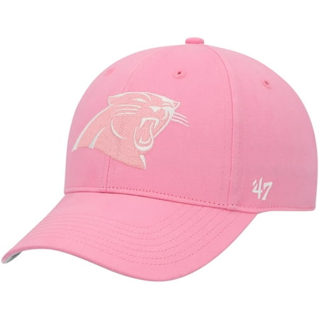 Girls Youth 47 Pink Carolina Panthers Rose MVP Adjustable Hat
