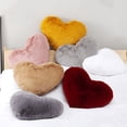 thumbnail image 4 of Mdesiwst Fluffy Pp Cotton Pillow Throw Pillow Ultra Soft Comfortable Plush Pillow for Home Decoration Heart-shaped Pillow, 4 of 6