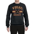 thumbnail image 2 of Wild Bobby City of Vegas Hockey Fantasy Fan Sports Unisex Crewneck Sweatshirt, Black, 4X-Large, 2 of 5