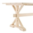 thumbnail image 6 of 71 Inch Dining Table, Natural, Wood, Kitchen Cafe Bistro Hospitality Restaurant, Modern Contemporary HB35848, 6 of 10