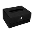 thumbnail image 4 of DOLITY Facial Tissues Cube Boxes Container Tabletop Black, 4 of 6