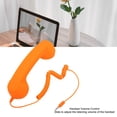 thumbnail image 3 of Cell Phone Handset Telephone Receiver 9ft Coiled Cord Volume Control Wired Cell Phone Handset Works with All Smartphones and Computers with a 3.5mm Headphone Jack, 3 of 7