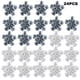 thumbnail image 4 of Kit de bolas de lavandería con copo de nieve bola de limpieza de ropa reutilizable antibobinado 24 Uds., 4 of 4
