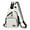 white, variant on hengtong Men Chest Bag Fashion Purse Crossbody Bag for Outdoor Sports Climbing Hiking black