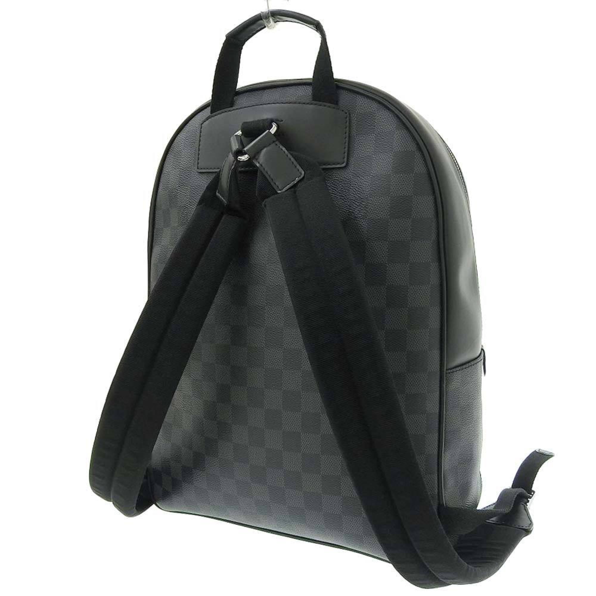 Pre-owned Authentic Auth LOUIS VUITTON Josh Damier Graphite Men's Backpack