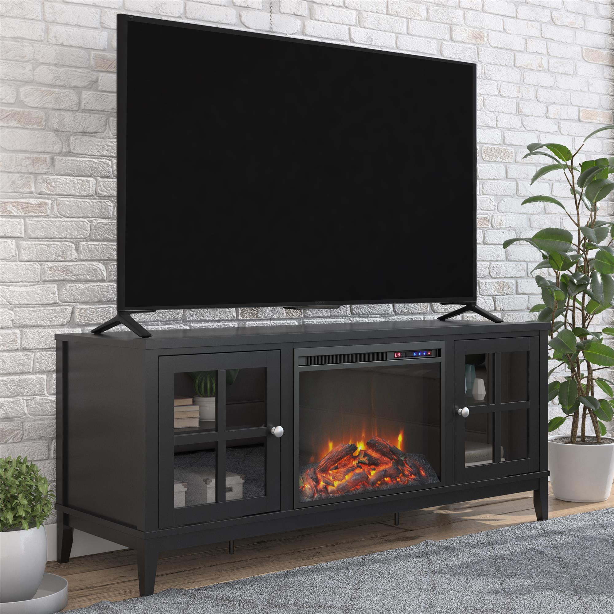 Ameriwood Home Franklin Fireplace TV Stand for TVs up to ...
