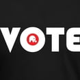 thumbnail image 3 of CafePress - Vote Red Mens Tri Blend T Shirt - Mens Tri-blend T-Shirt, 3 of 4