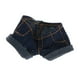 thumbnail image 4 of 1/12 Pantalones cortos vaqueros elegantes e informales para cosplay, disfraz de moda retro, pantalones cortos sexys azul, 4 of 9