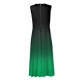 thumbnail image 5 of Maxi Maxi Robe, Robe Sans Manches Dégradé Mode Décontractée avec Col en V Robe Maxi Bohème, Robes d'Été pour Femmes, 5 of 5