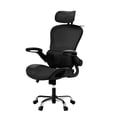 thumbnail image 6 of Joqixon High Back Office Chair Ergonomic Mesh Desk Chair with Adjustable Lumber Support, Headrest and Flip up Armrest, Black, 6 of 17