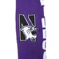 thumbnail image 2 of Northwestern Wildcats Purple Tube Sock - Donegal Bay - Unisex - One Size - Knee-High, 2 of 3