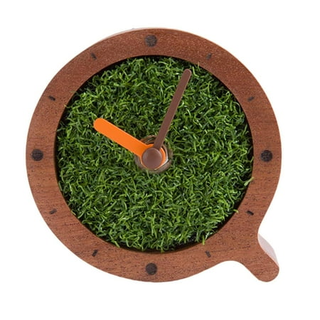 Contemporary Wood Clock Quiet Operate Round Wood Alarm Clock Modern Shelf photo Contemporary Wood Clock Quiet Operate Round Wood Alarm Clock Modern Shelf photo