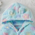 thumbnail image 7 of BLVB Kids Little Boys Girls Hooded Bathrobe Toddler Cozy Fleece Robe Pajamas Sleepwear for Lounging, 7 of 7