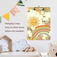 thumbnail image 4 of FORMRS Acrylic Clipboard with Low Profile Clip Standard A4 Letter Size, 12.5" x 9", Beige Clouds, 4 of 8