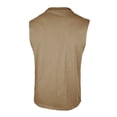 thumbnail image 5 of VBTAPA Men's Tank Top Cotton Moisture Wicking Muscle Shirt Summer Sleeveless Shirts Gym Workout Tank Undershirts Khaki L, 5 of 7
