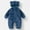 Blue, variant on Baby Fall/Winter Plush Hooded Bear-Print Onesie Set Boys' and Girls' Winter Snow Suit,73,Beige