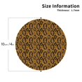 thumbnail image 2 of Kdxio Snake Skin Funny Coasters,4 Pcs Leather Coasters,Housewarming Gifts,Protect Furniture from Water Marks Scratch and Damage, 2 of 8