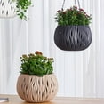 thumbnail image 3 of EIMELI Hanging Planters  Platics Flowerpot For Plants Indoor With Iron Chain  Rattan Hanging Basket, 3 of 14
