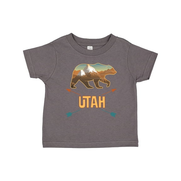 Inktastic Utah Vacation Bear Silhouette Boys or Girls Toddler T-Shirt