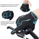 thumbnail image 3 of Guantes de Ciclismo con Pantalla Táctil Guantes MTB para Hombre Guantes de Bicicleta Acolchados con Gel Antigolpes Transpirables para Hombres y Mujeres (Azul, XL, Par), 3 of 5